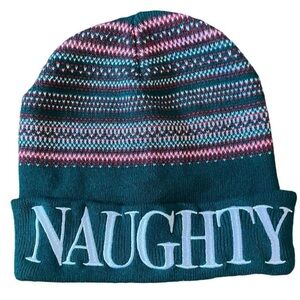 Naughty Naughty Naughty beanie -  #holidayvibes